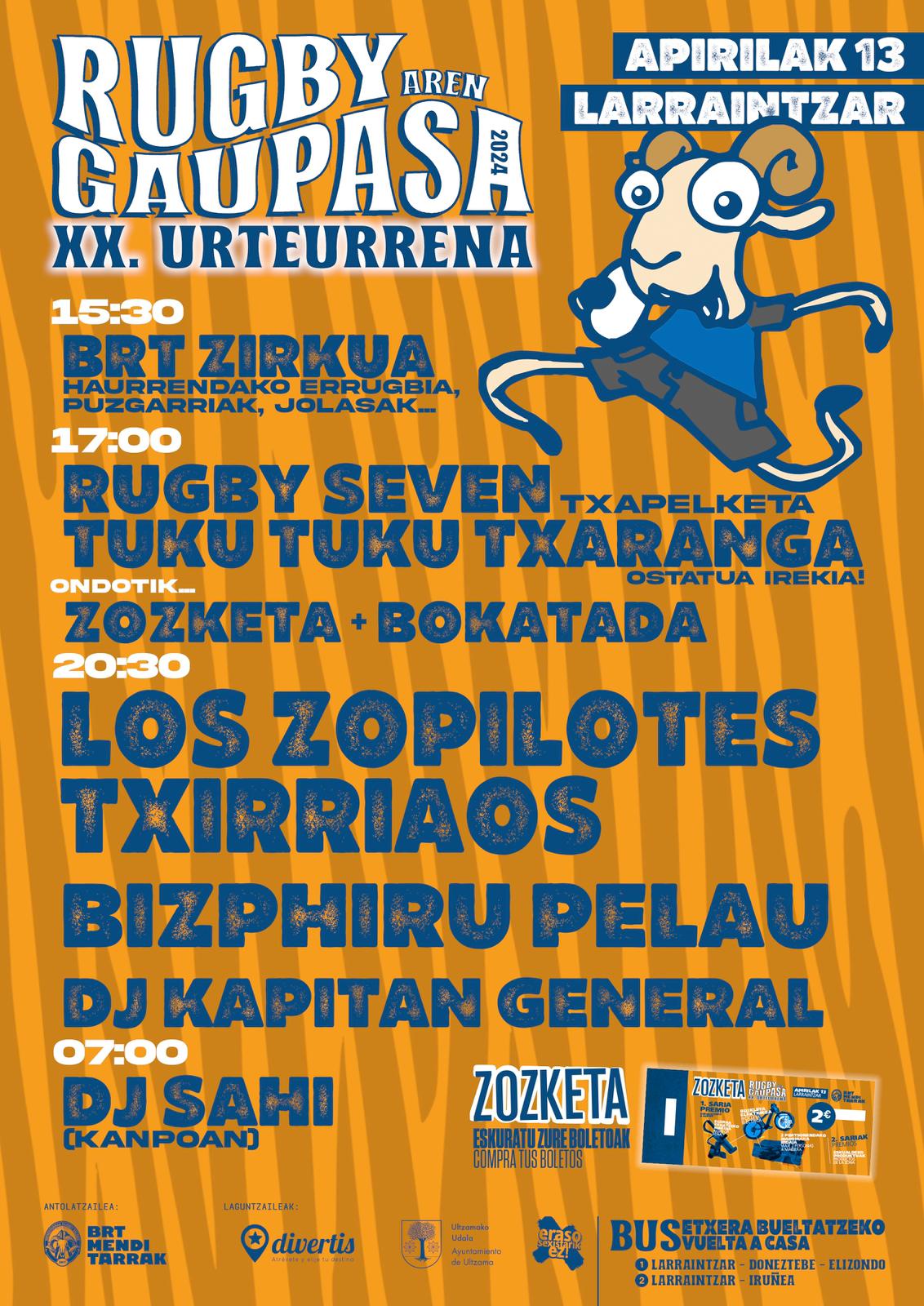 Rugbyaren Gaupasa 2024 (13 de abril, Larraintzar)